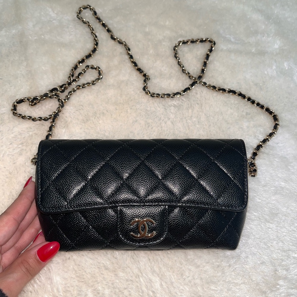 Small Chanel sunglasses purse